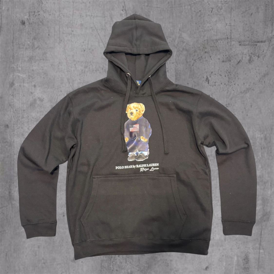 Svart hoodie Polo Bear Ralph Lauren