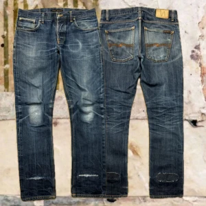 Selvage Nudie GrimTim - Tjena! Säljer dessa riktigt feta Nudie jeans i modellen GrimTim DrySelvage, W34/L34, jeansen är i fint skick utan lagningar i skrevet, hör av dig vid funderingar!🙌