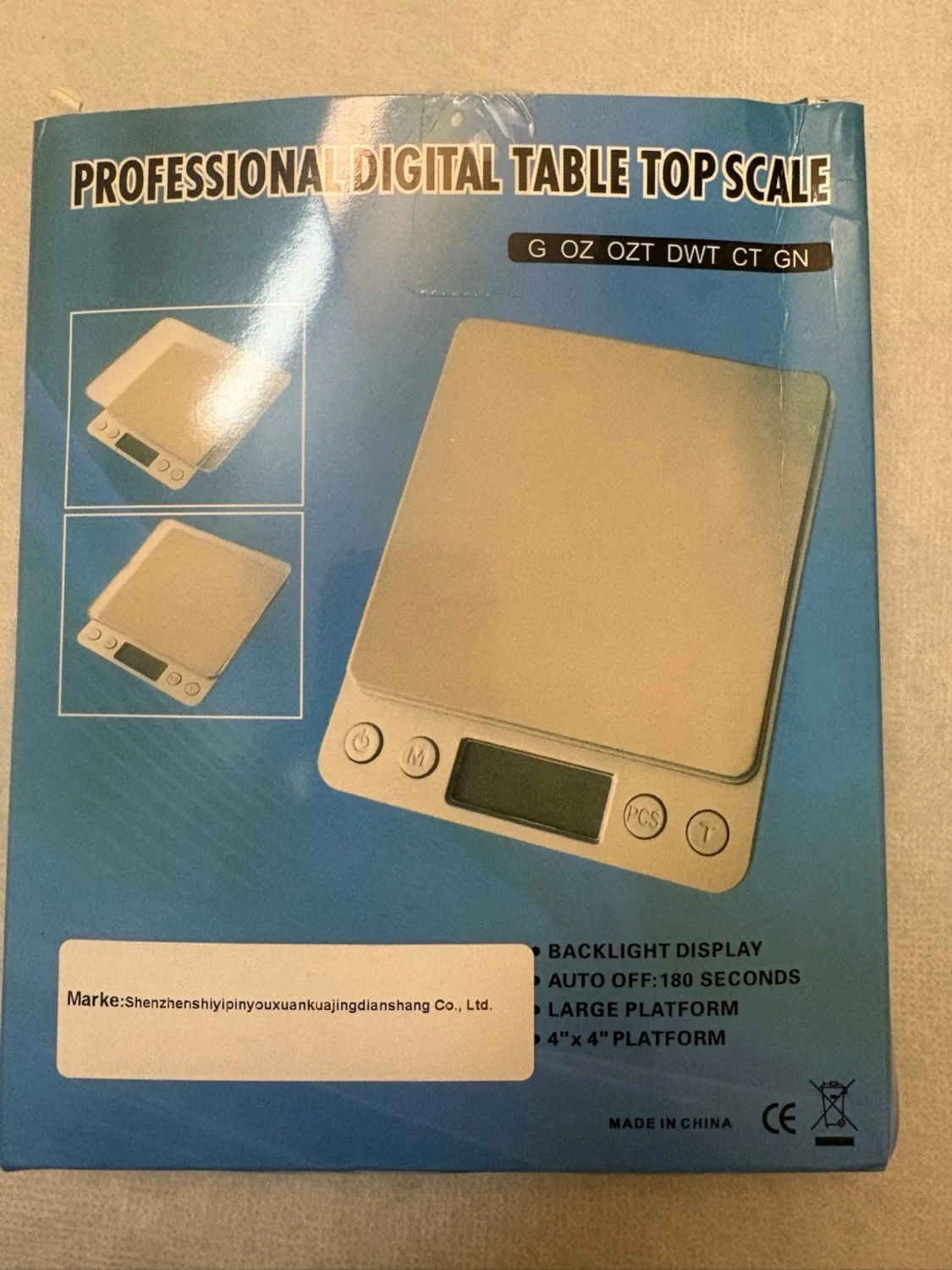 Digital köksvåg i rostfritt stål - 6