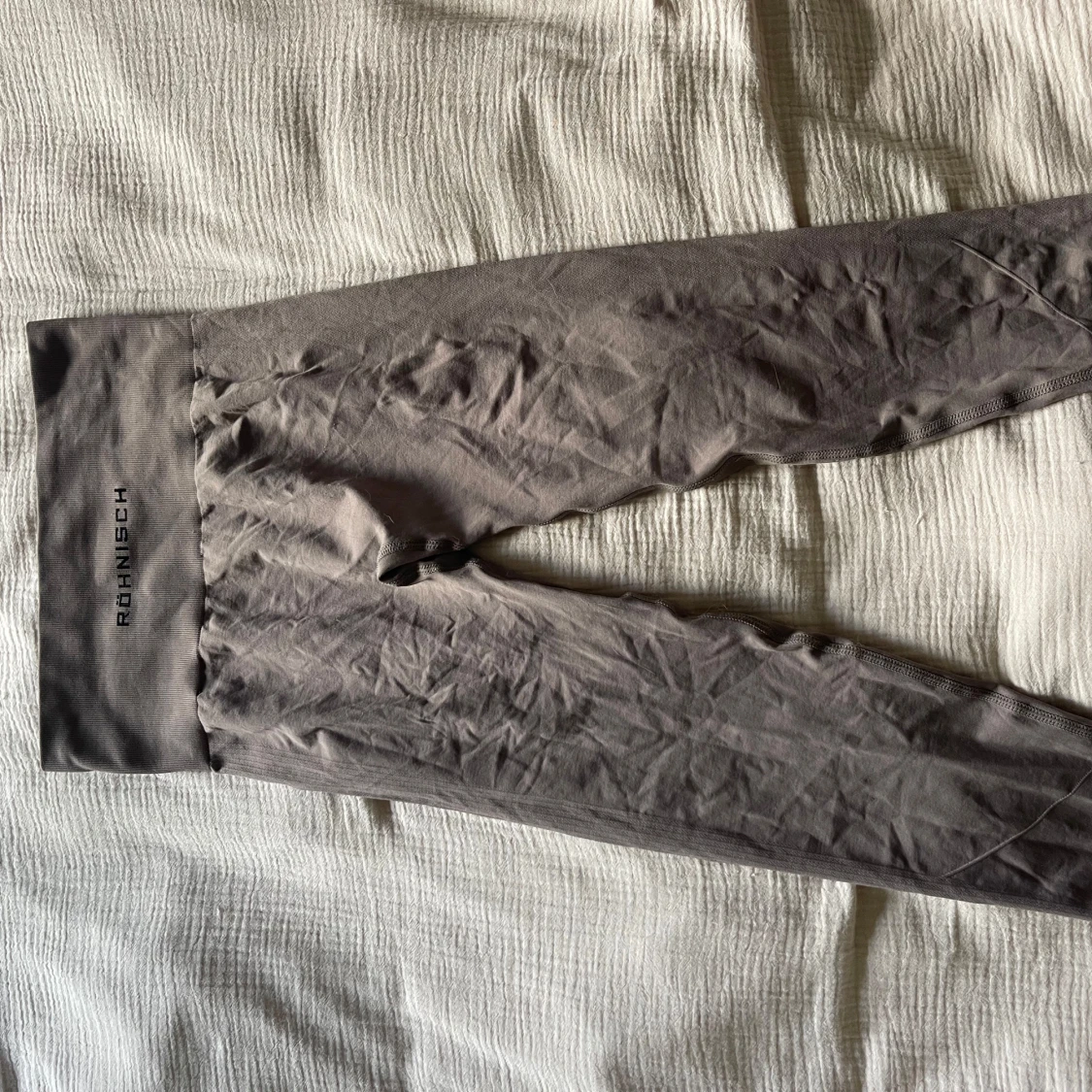 Grå/bruna höga leggings från Röhnisch XS/S - 1