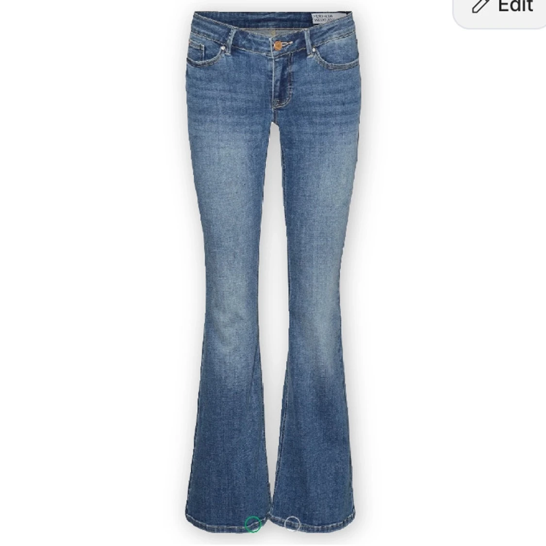 Blåa Bootcut Jeans