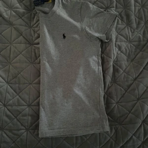 Grå t-shirt från Polo Ralph Lauren - Så det är storlek S egentligen men jag tvätta den i för varmt vatten efter endast första anvöndningen och den har krypt så den passar som en XS tshirt istället, därför priset är lite lägre!