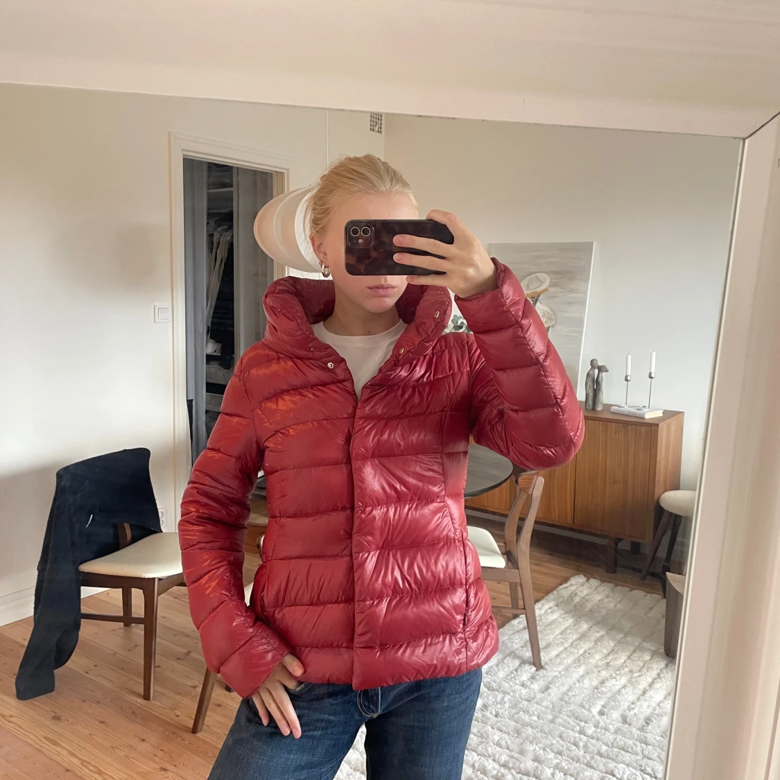 Röd pufferjacka från Herno - 1