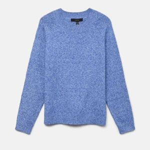 Blå stickad tröja från veromoda  - Mysig blå stickad tröja från veromoda. Säljs då den ej kommer till användning. Tröjan är endast använd ett fåtal gånger men det syns ej❣️ skriv gärna för fler bilder❣️