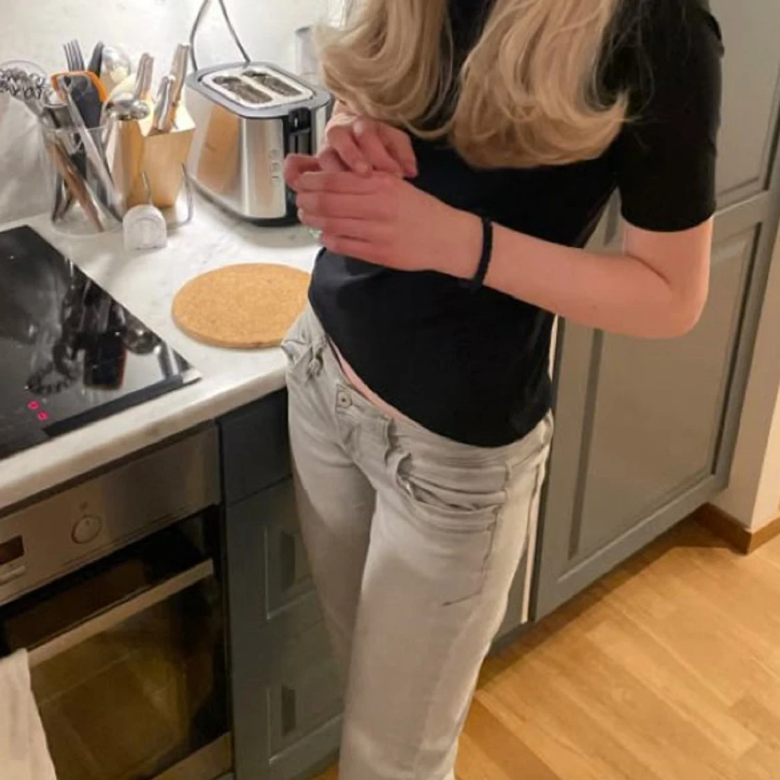 Grå bootcut jeans från Ltb - 1