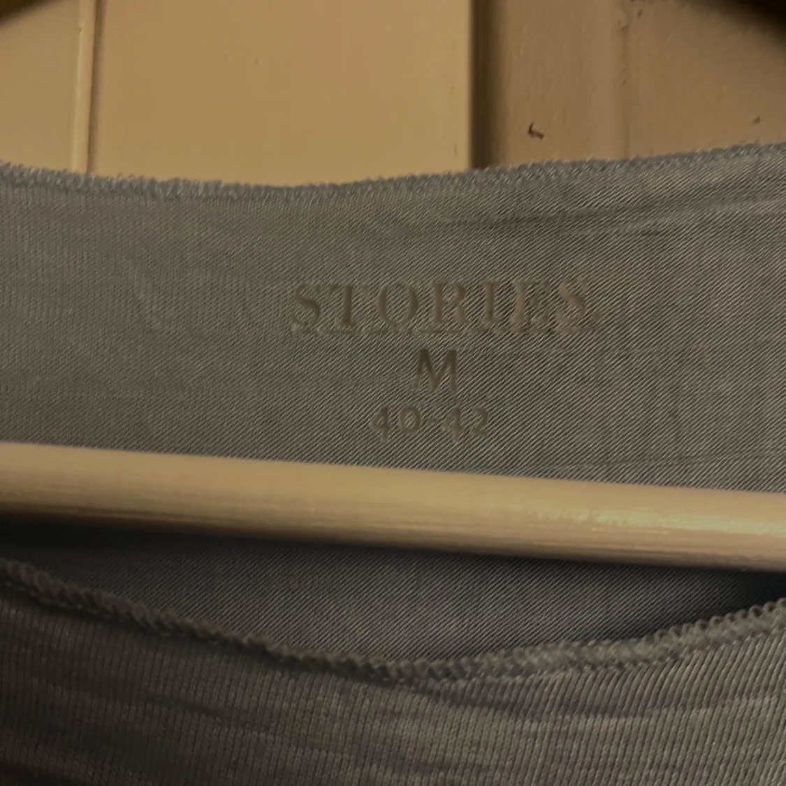 Ljusblå långärmad  - 1