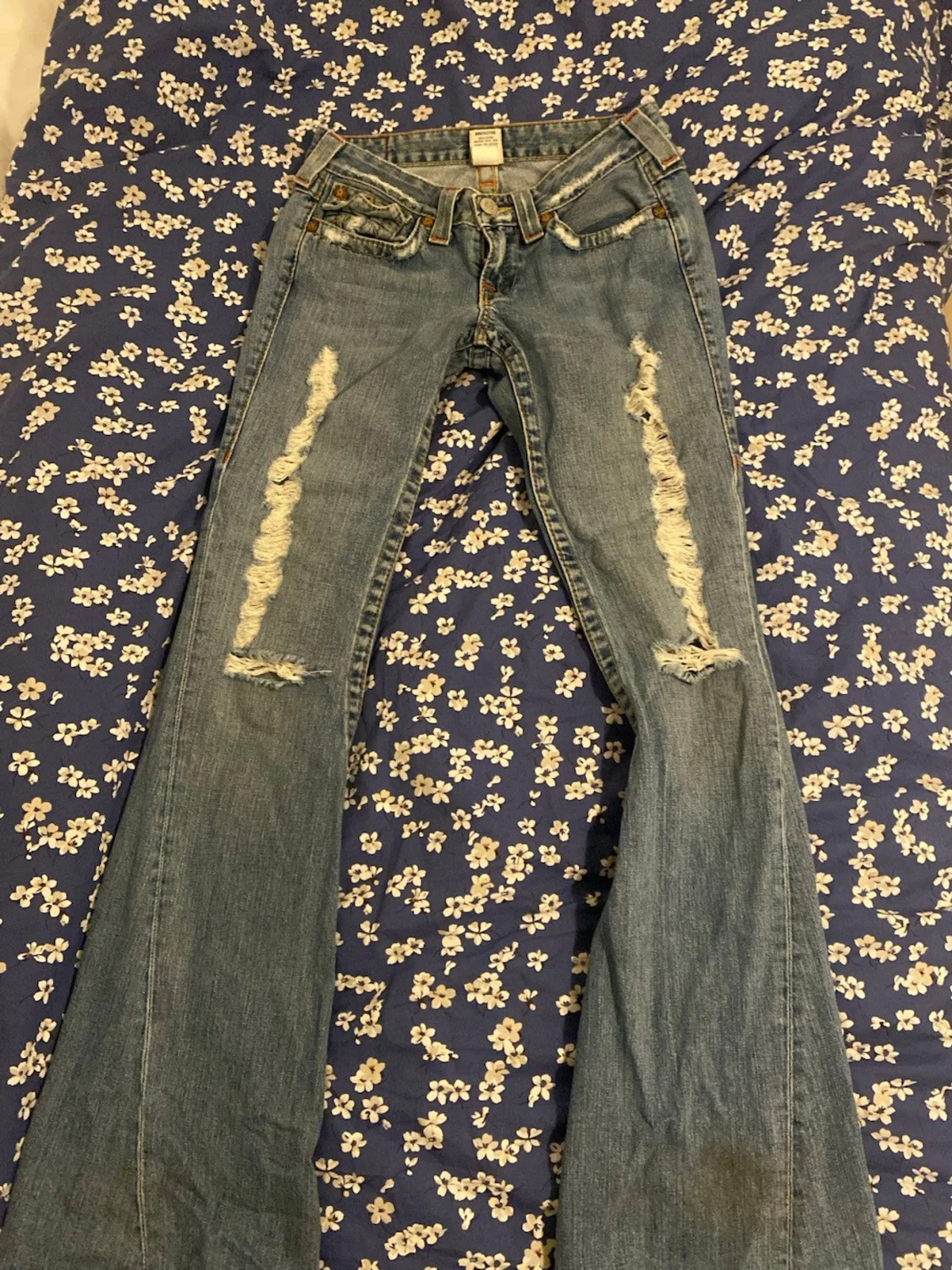 True Religion blå bootcut jeans - 2