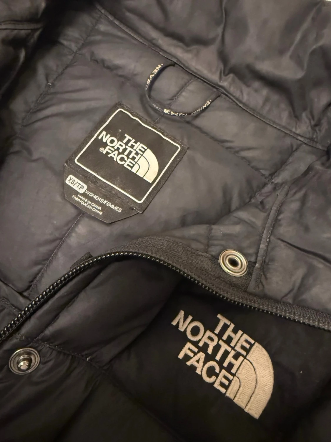 Svart lång dunjacka från The North Face - 1