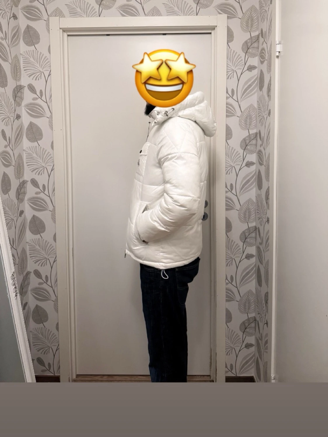 Vit pufferjacka från Moncler - 5