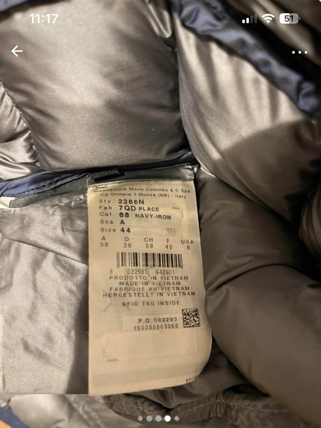 Mörkblå Colmar pufferjacka  - 3