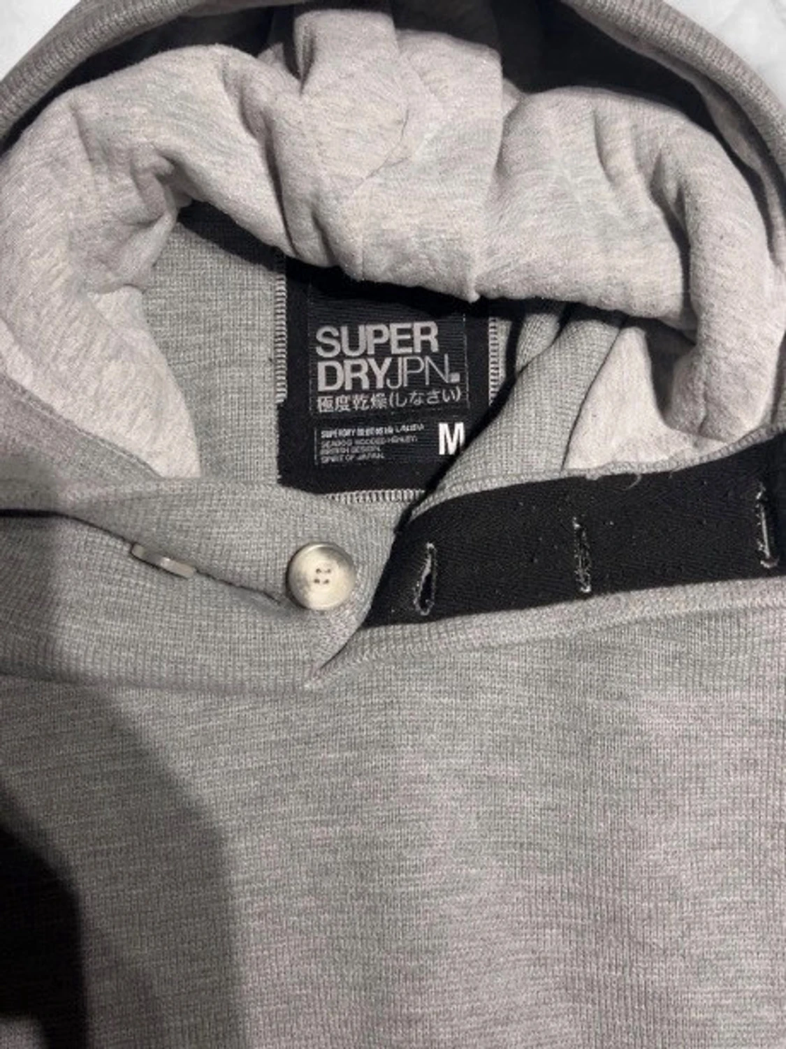 Grå hoodie från Superdry  - 5