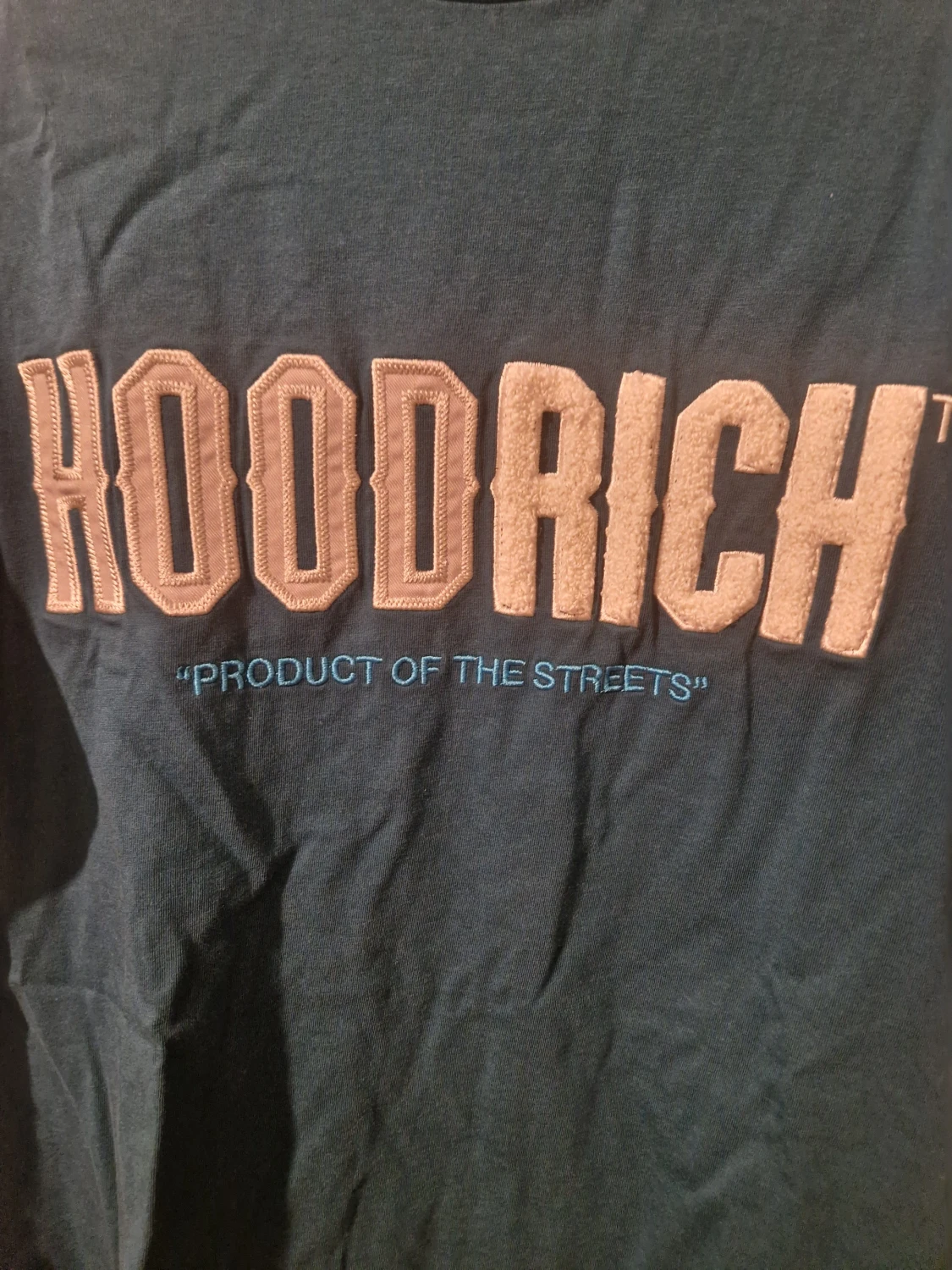 Blå HOODRICH t-shirt med broderi - 1