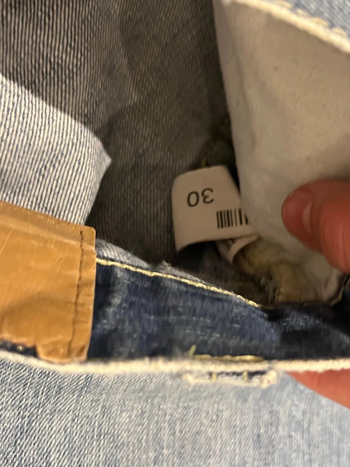 Dondupljusblå jeans med raka ben - 5