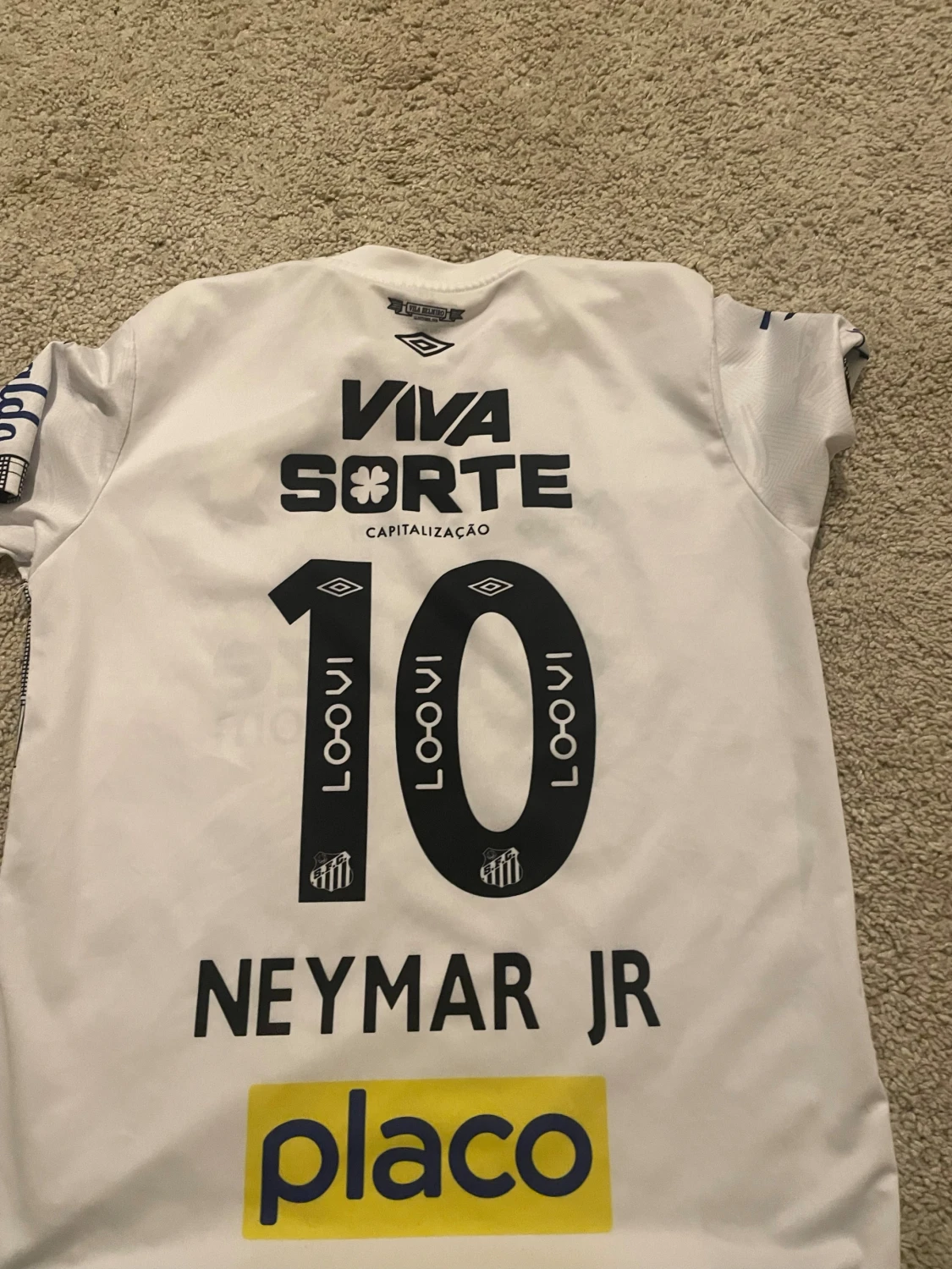 Santos FC Neymar Jr #10 fotbollströja - 1