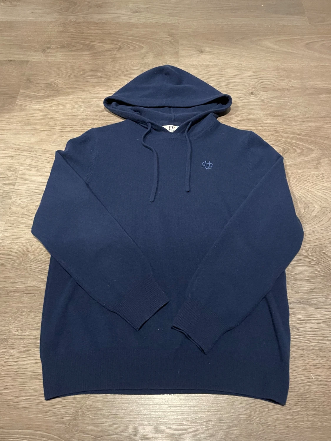 Marinblå hoodie från Bvaldi storlek S - 1