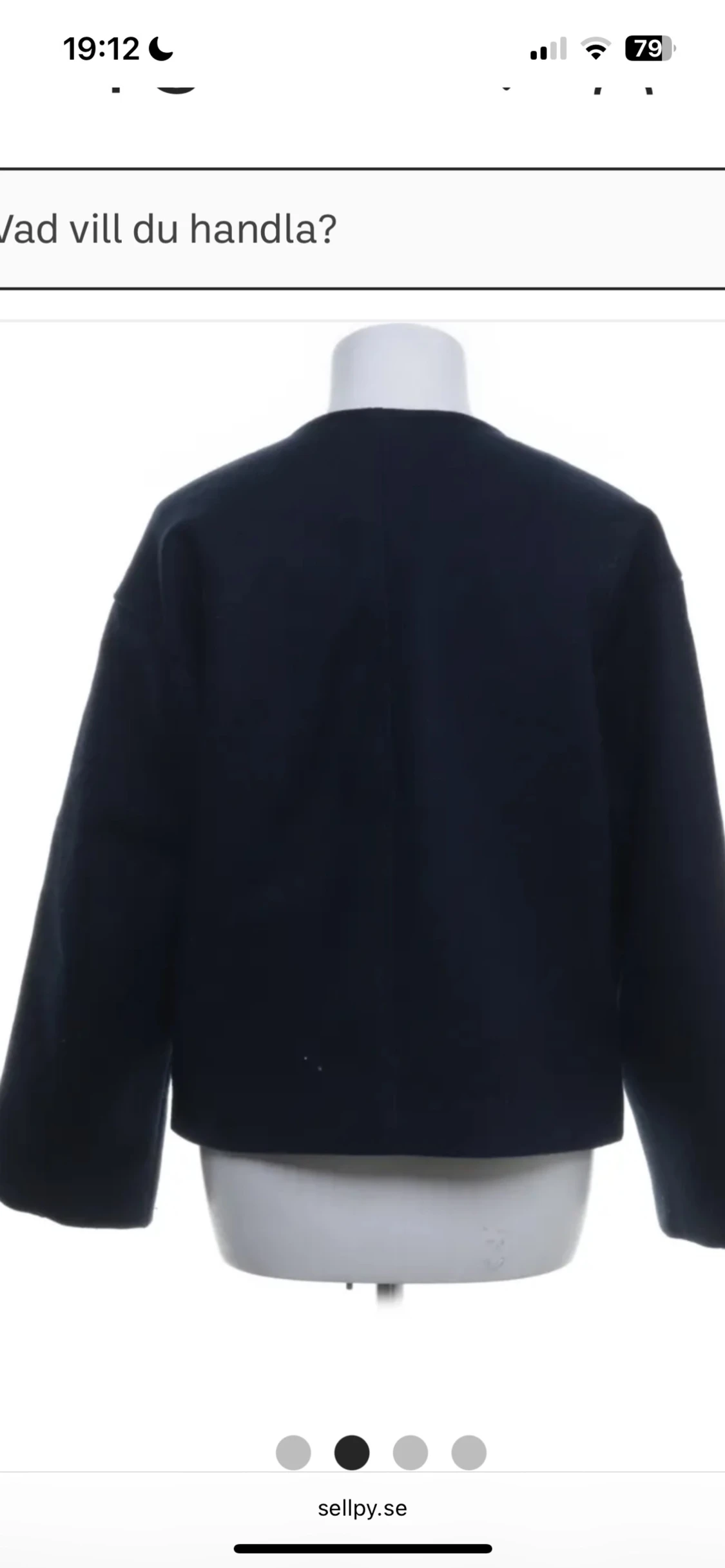 Mörkblå kofta från Gina Tricot - 1