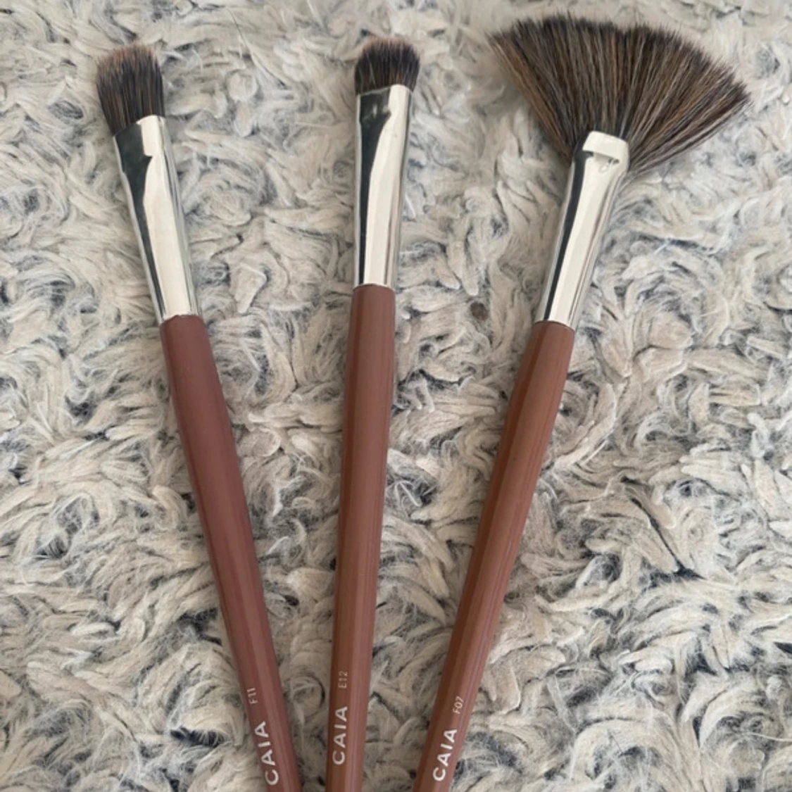 3-pack sminkborstar från CAIA