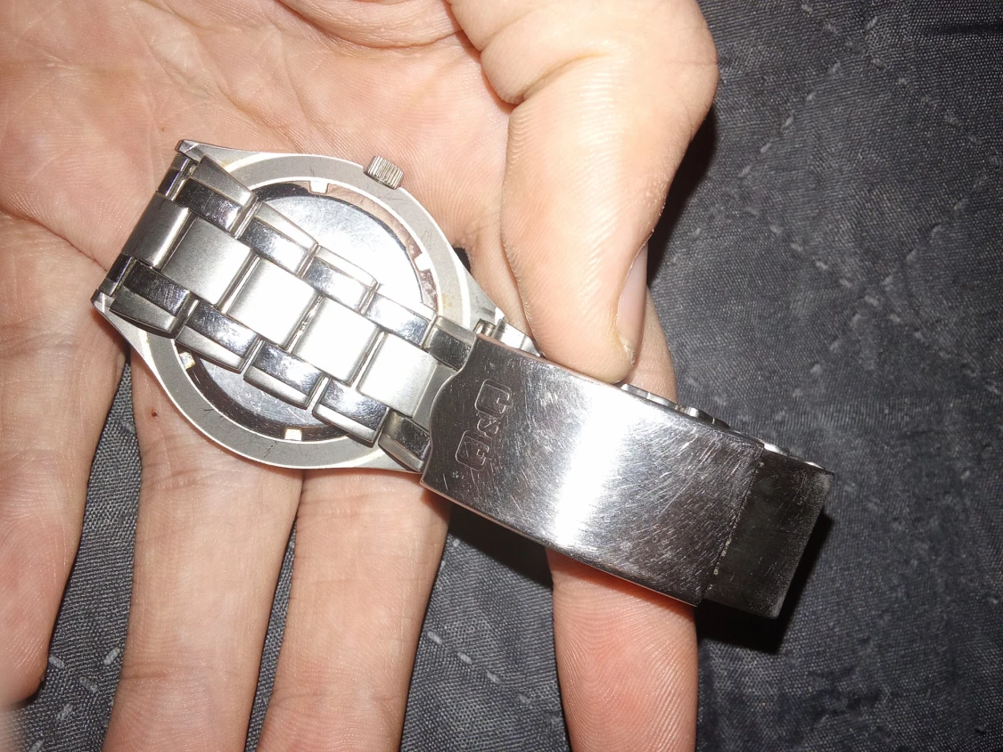 Q&Q Superior herrklocka med blå urtavla - 2