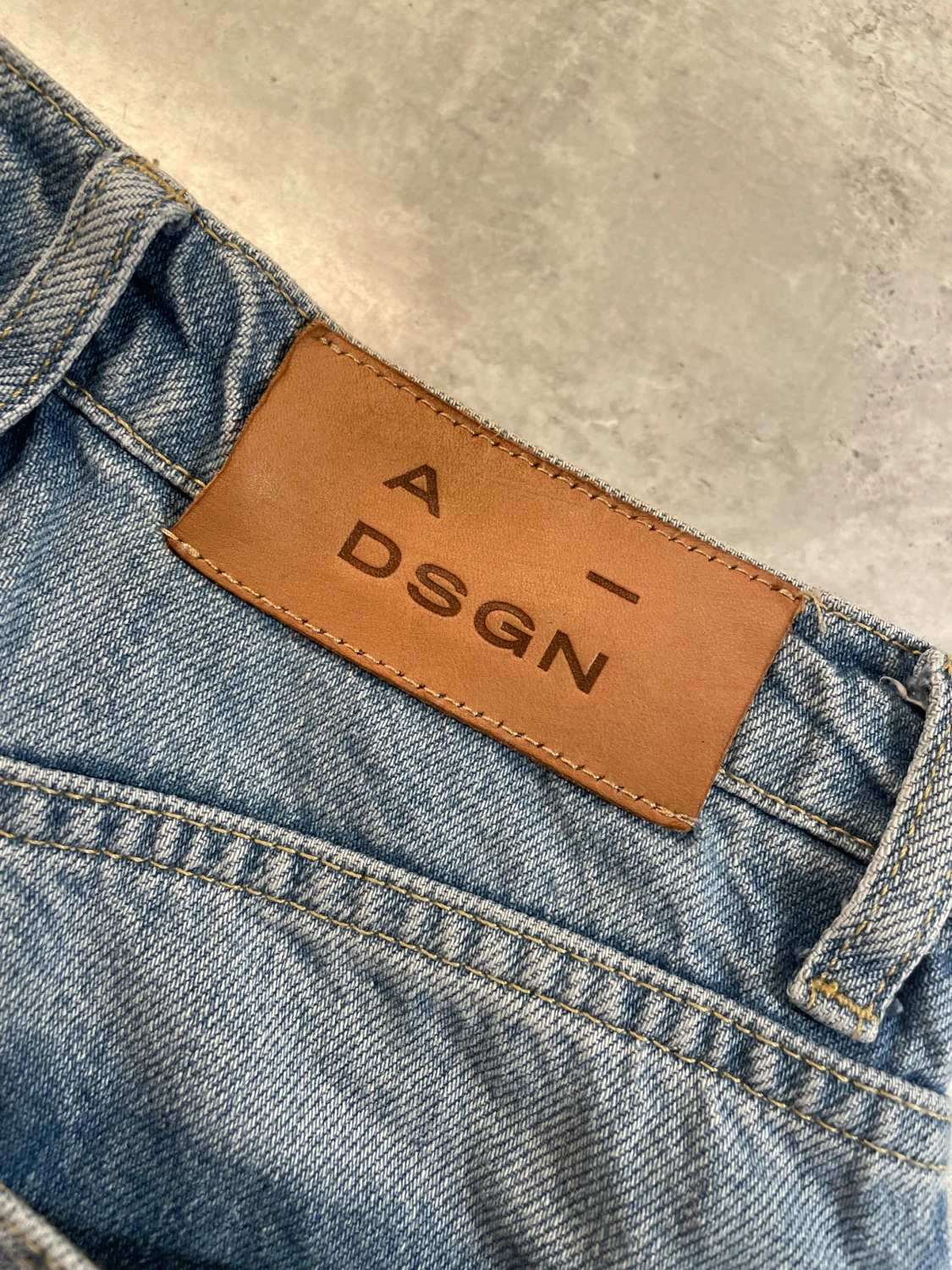 Ljusblå jeans från A DSGN, straight fit - 3