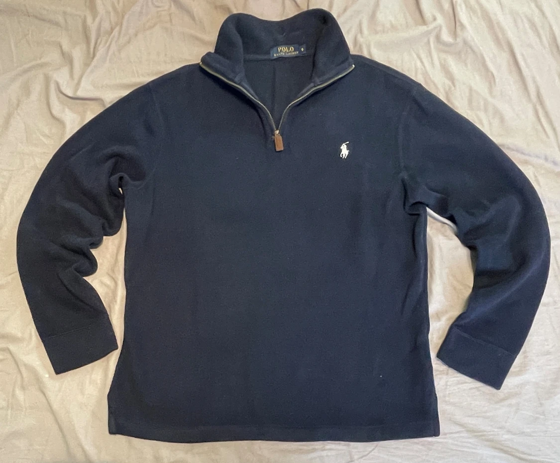 Marinblå half zip från Polo Ralph Lauren - 1
