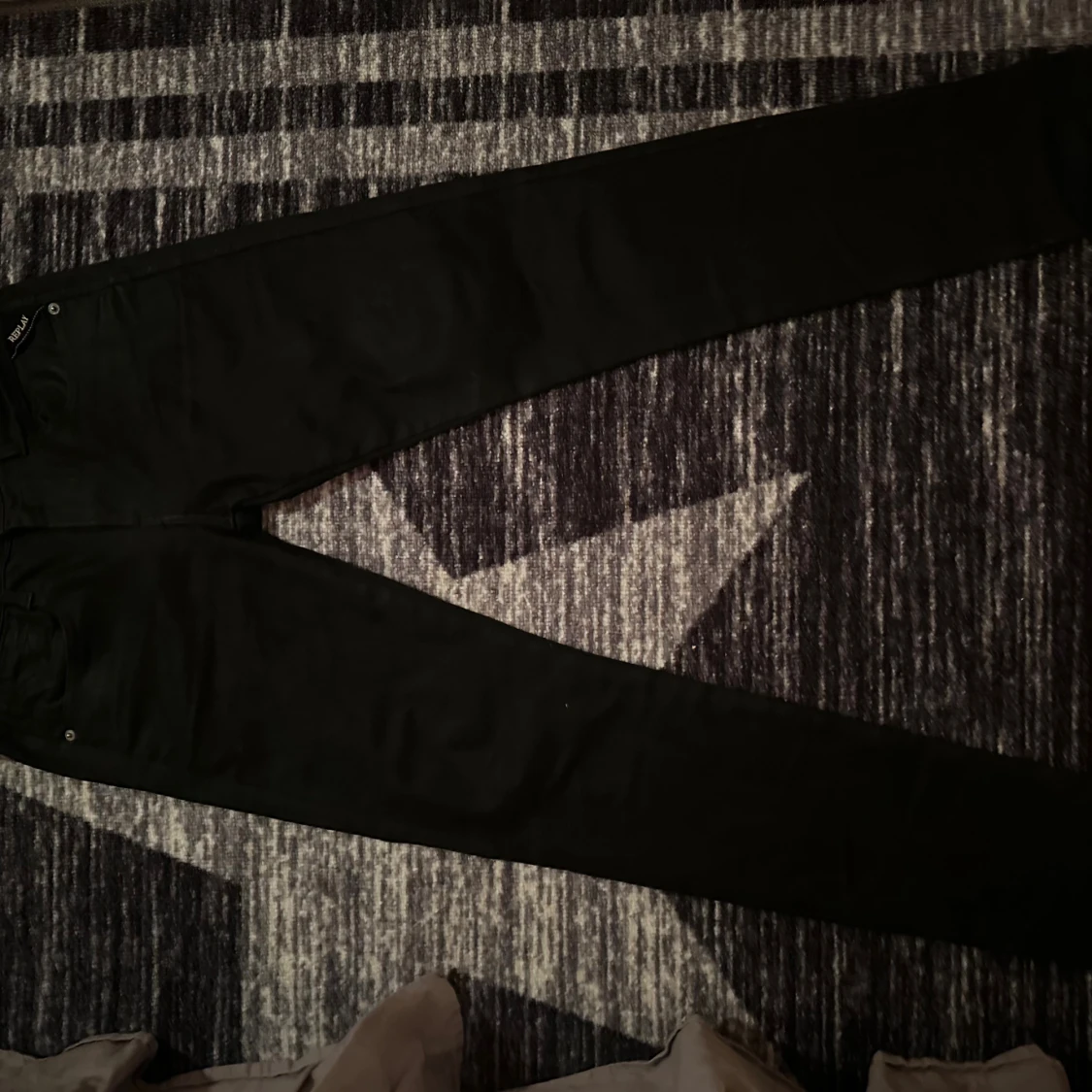 Replay Anbass svarta jeans, W30 L32 - 1