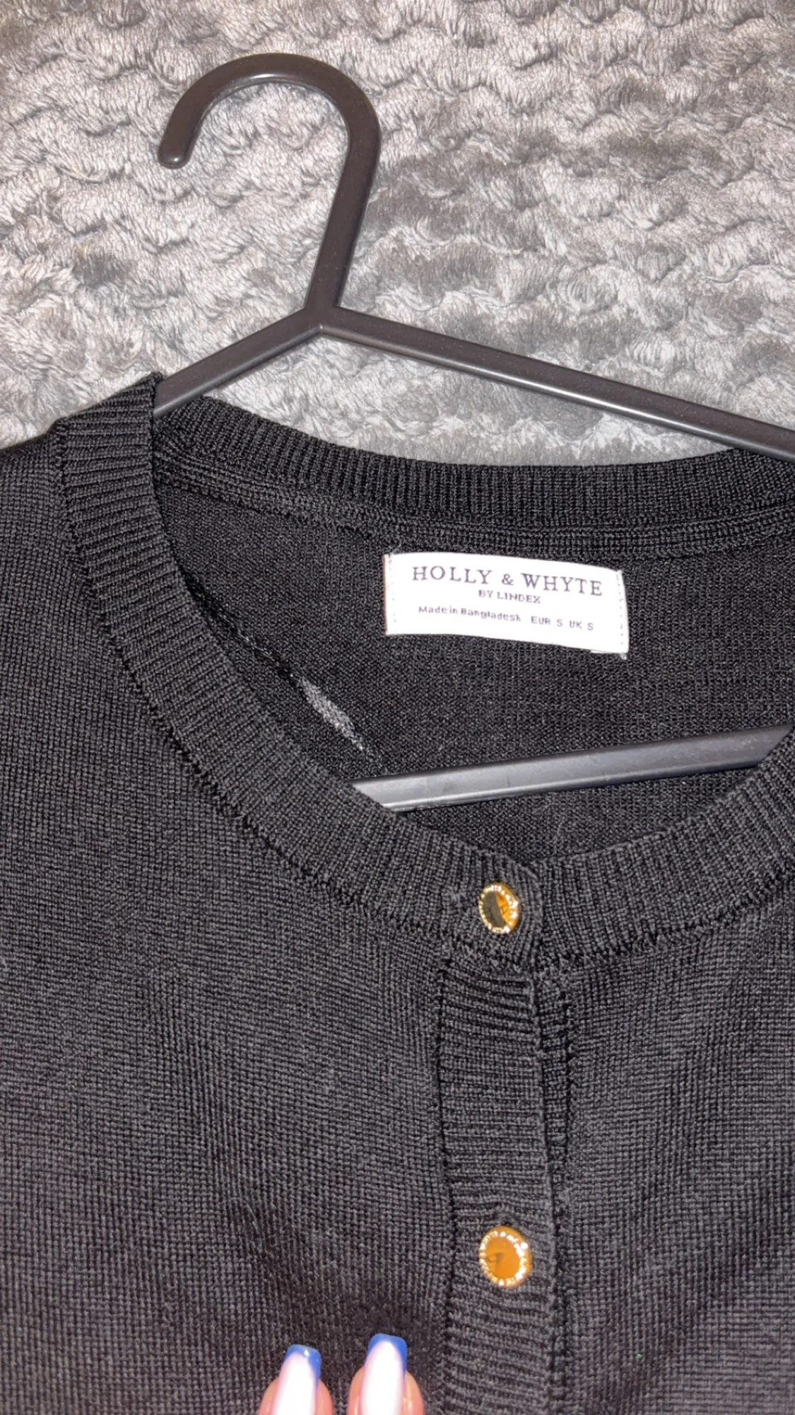 Svart kofta från Holly & Whyte