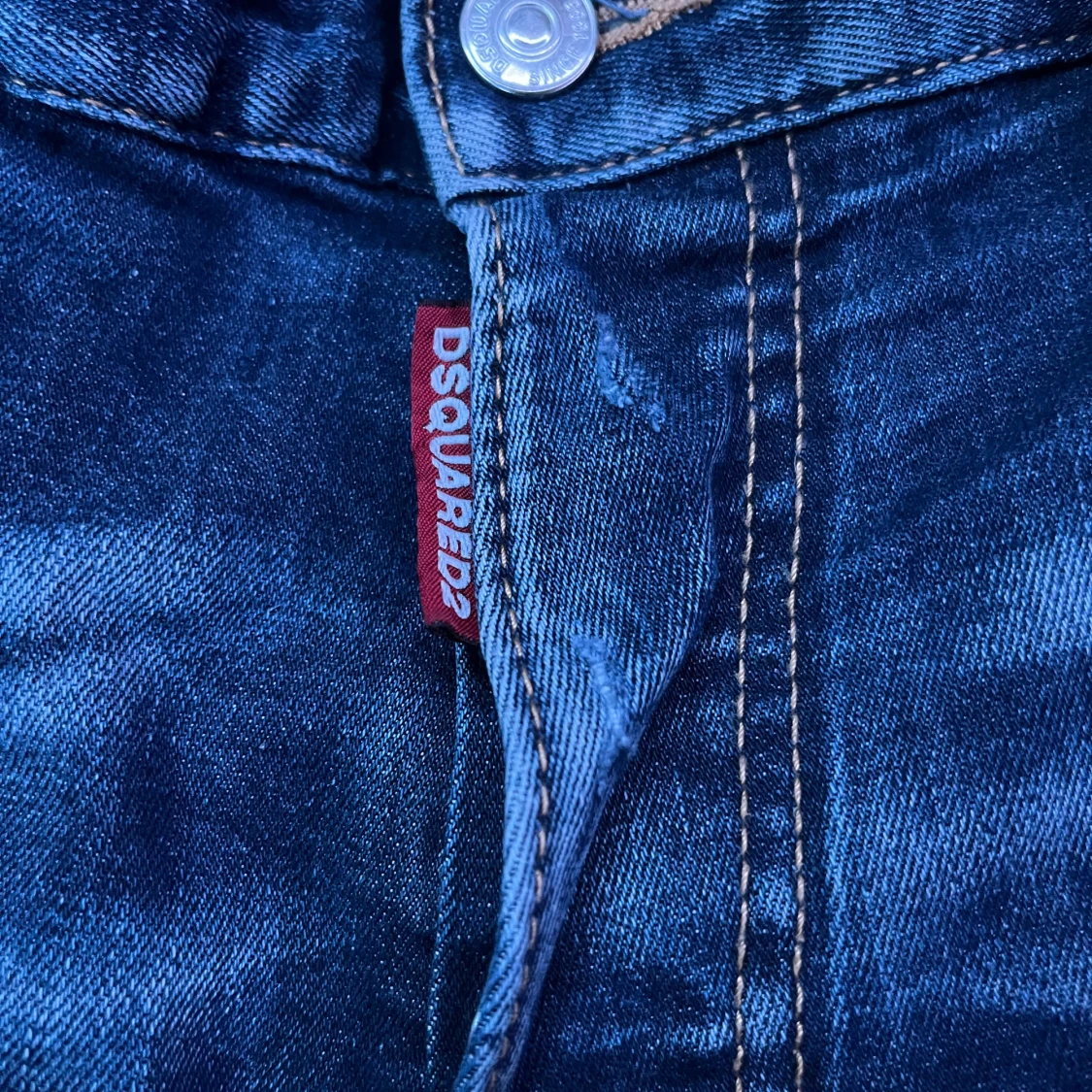 Blå Dsquared2 jeans med slitningar - 3