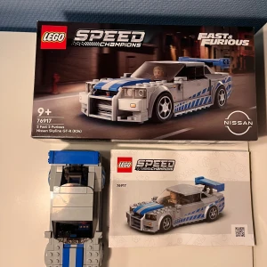 LEGO Speed Champions Nissan Skyline R34 - Tja! Jag säljer en lego speed champions Nissan           skyline R34 i bra skick, kartong och manual         medföljer även! Finns att hämta i hyllinge annars går det bra att skicka. Skriv gärna ifall du har några frågor :)