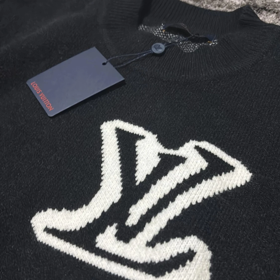 Svart stickad tröja Louis Vuitton - 2