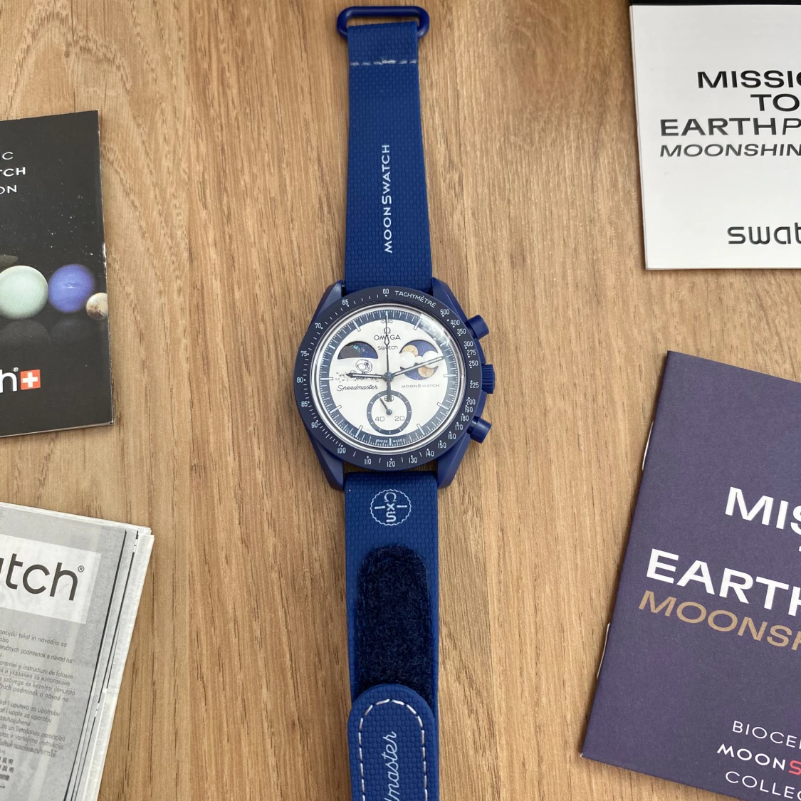 Omega x Swatch MoonSwatch Earthphase Moonshine Golf
