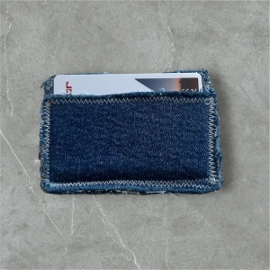 Blå jeansplånbok - Egenproducerad ”jeansplånbok” - Denimpcket UF 💳💵