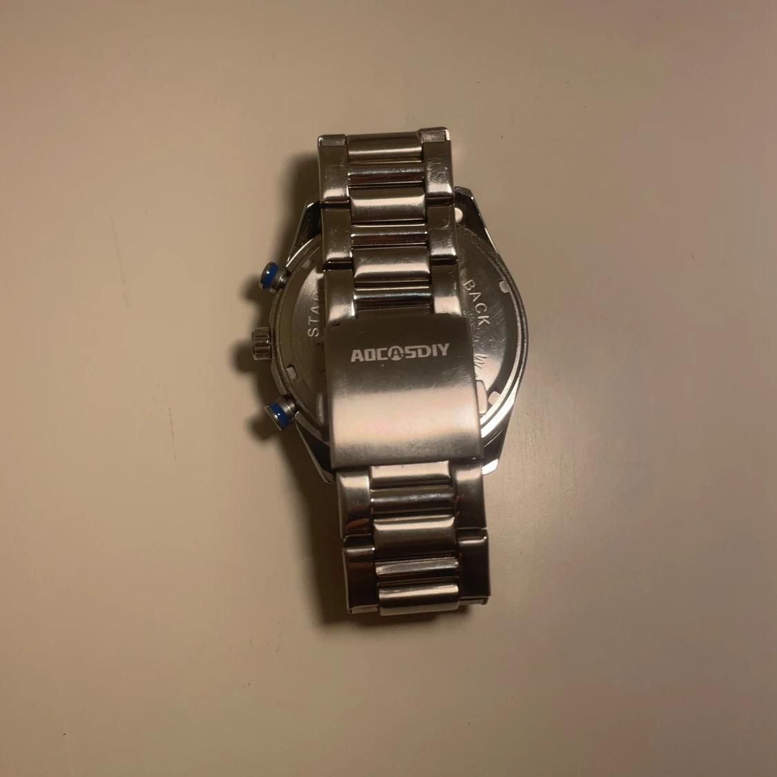 Blå kronografklocka från ADCASDIY - 1