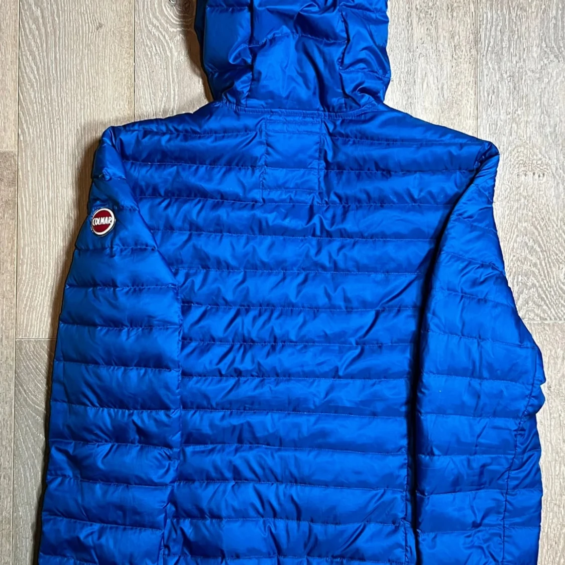 Blå Colmar pufferjacka med huva - 2