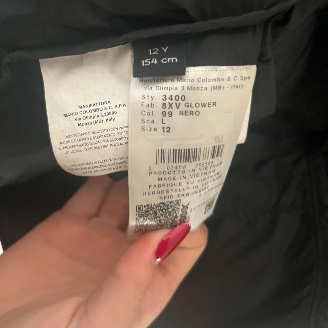 Svart pufferjacka från Colmar - 4