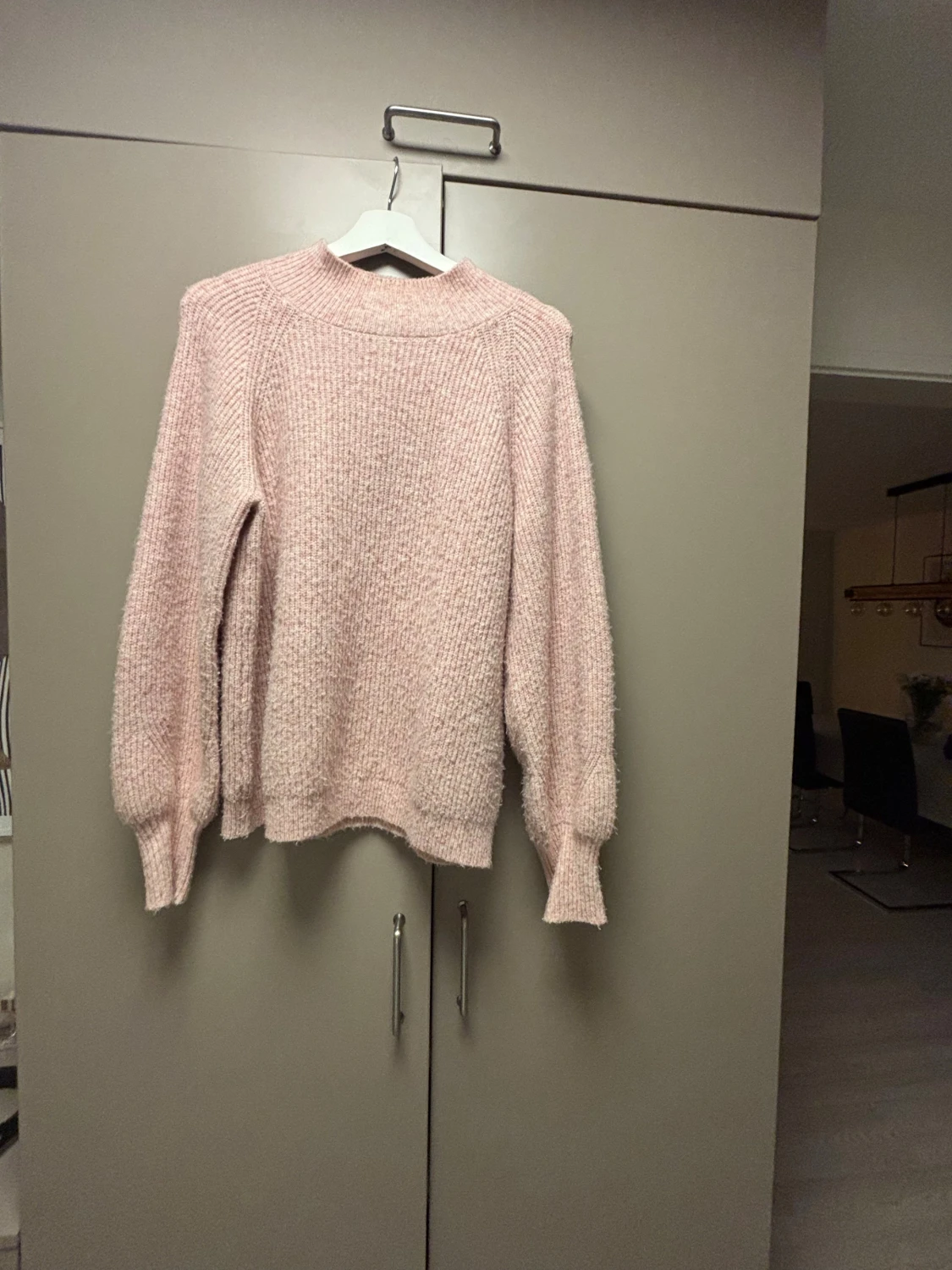 Ljusrosa stickad tröja KappAhl S - 3