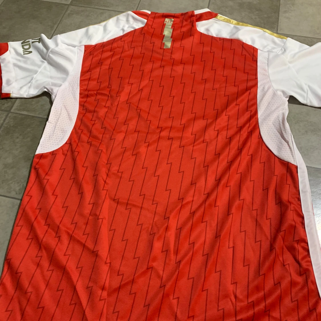 Arsenal röd fotbollströja Adidas S - 3