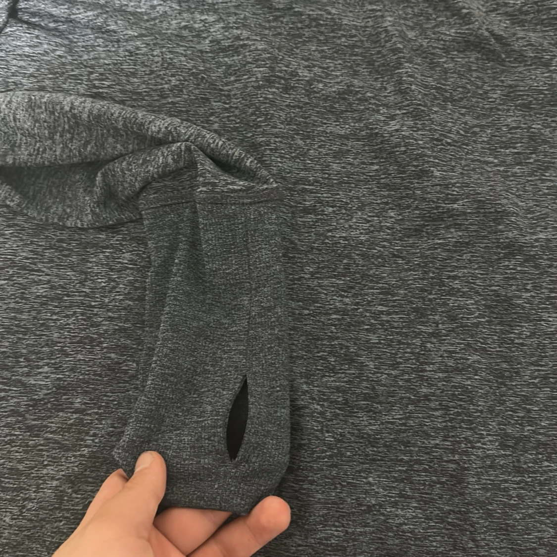 Nike mörkgrå långärmad half zip tröja - 4