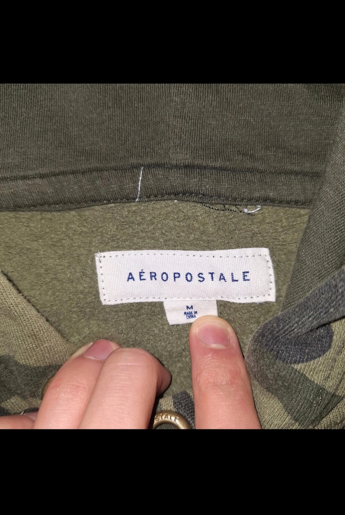 Vintage Aéropostale hoodie camo - 2