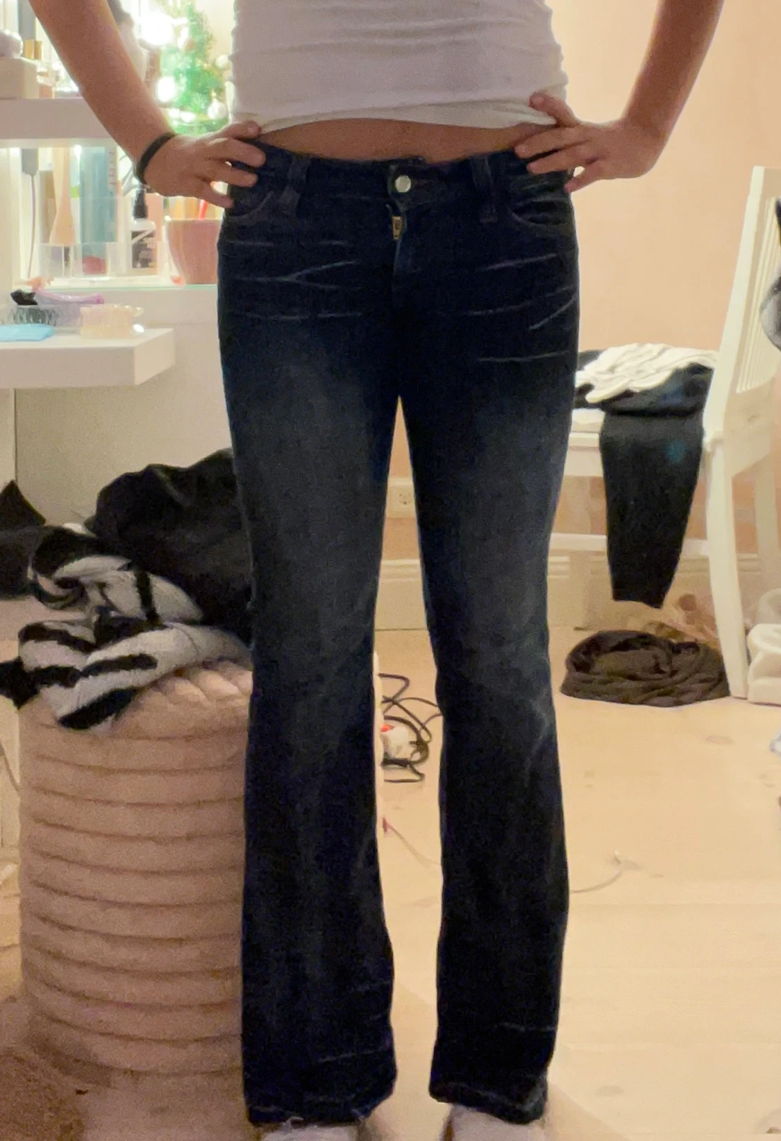 Bootcut jeans från Cheap Monday, mörkblå