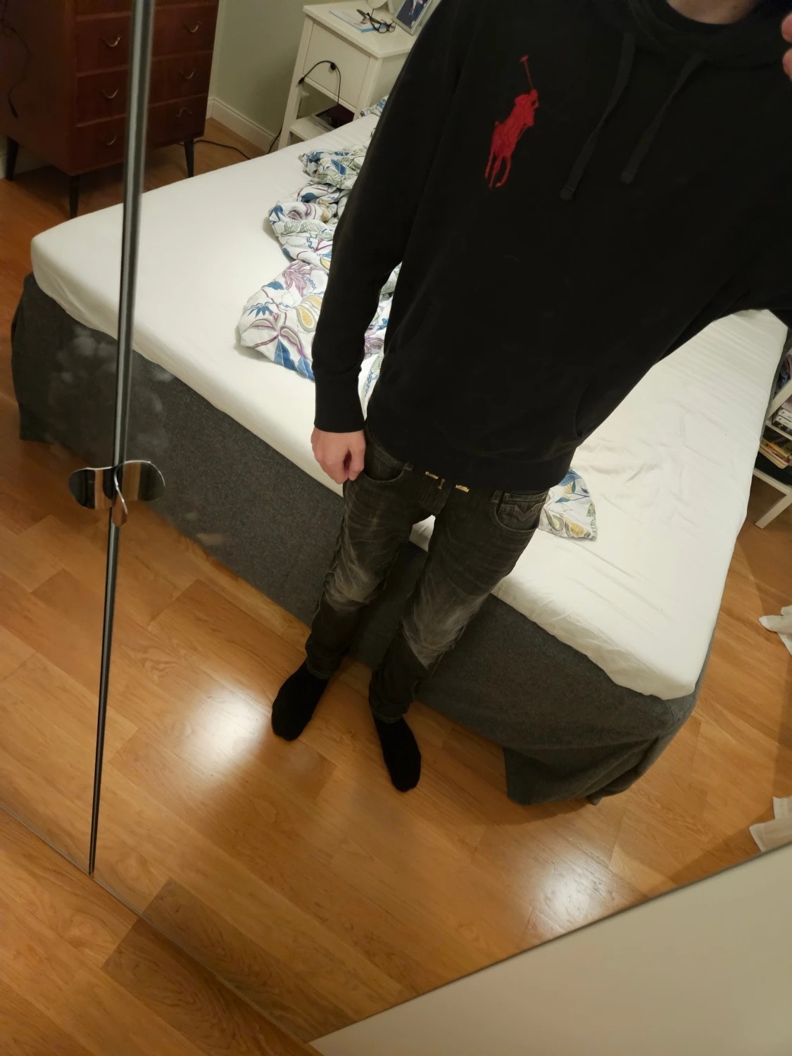 Svart hoodie Polo Ralph Lauren M