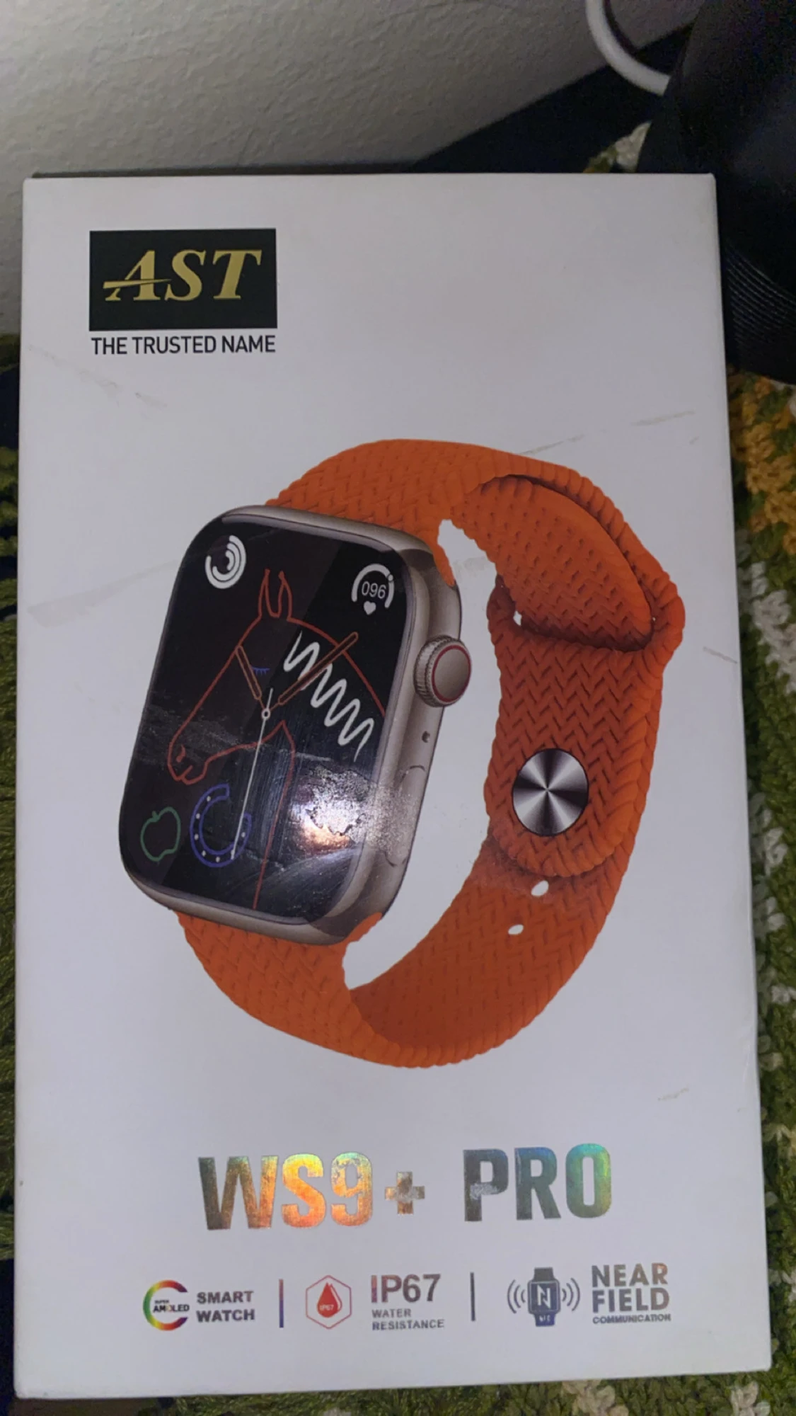 AST WS9+ Pro smartklocka med extra band