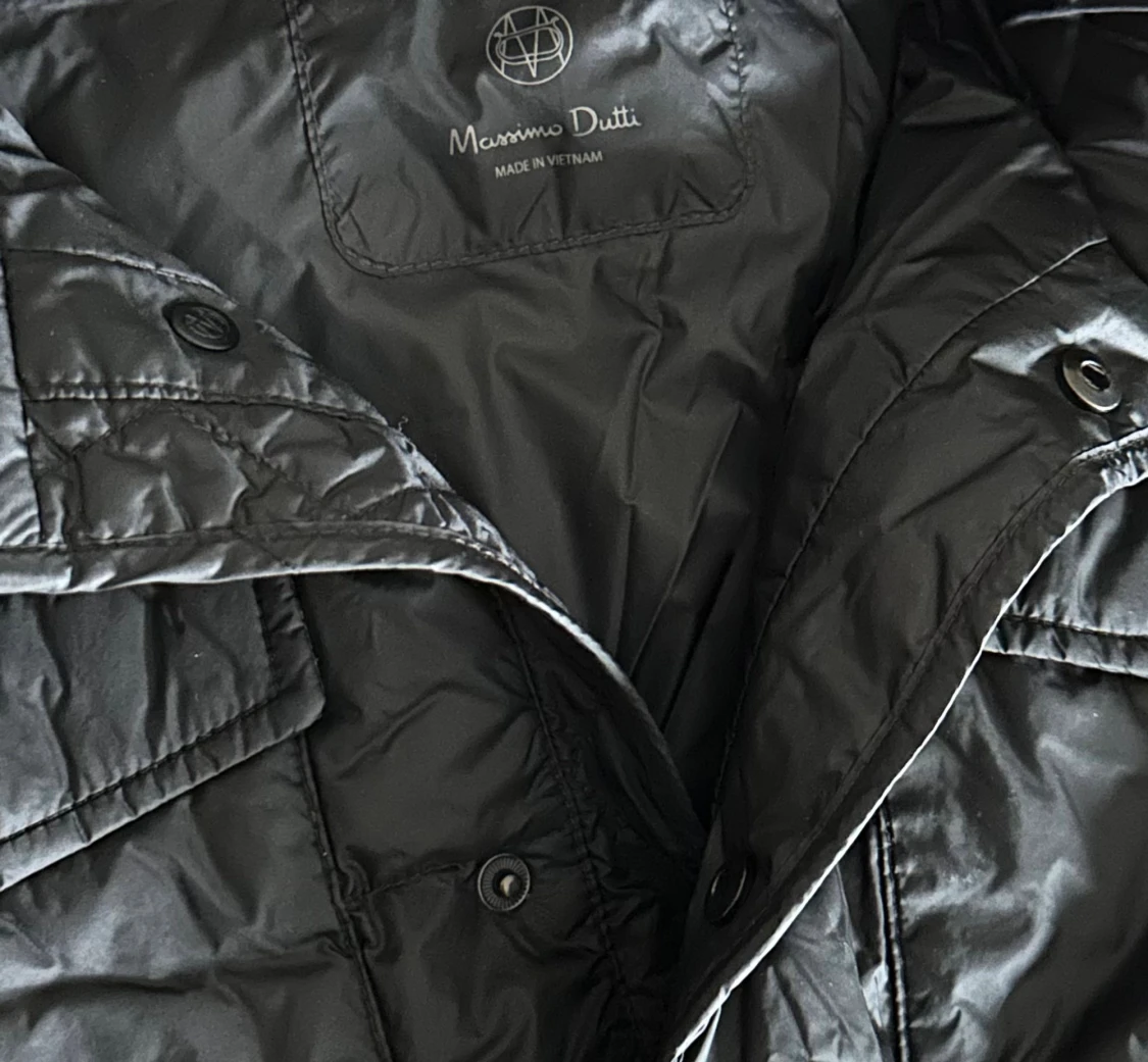 Svart quiltad dunjacka Massimo Dutti - 2