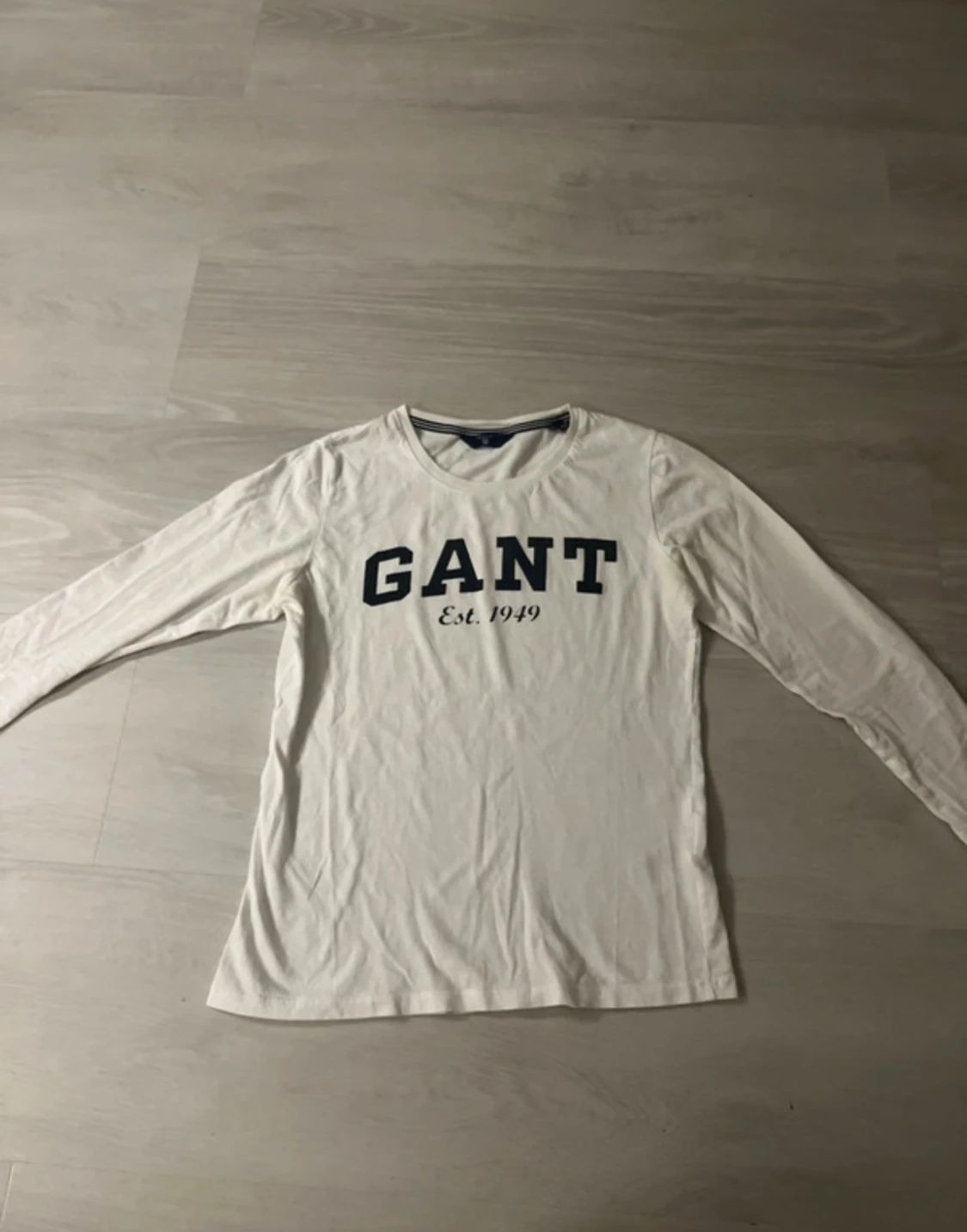 Vit långärmad tröja från GANT