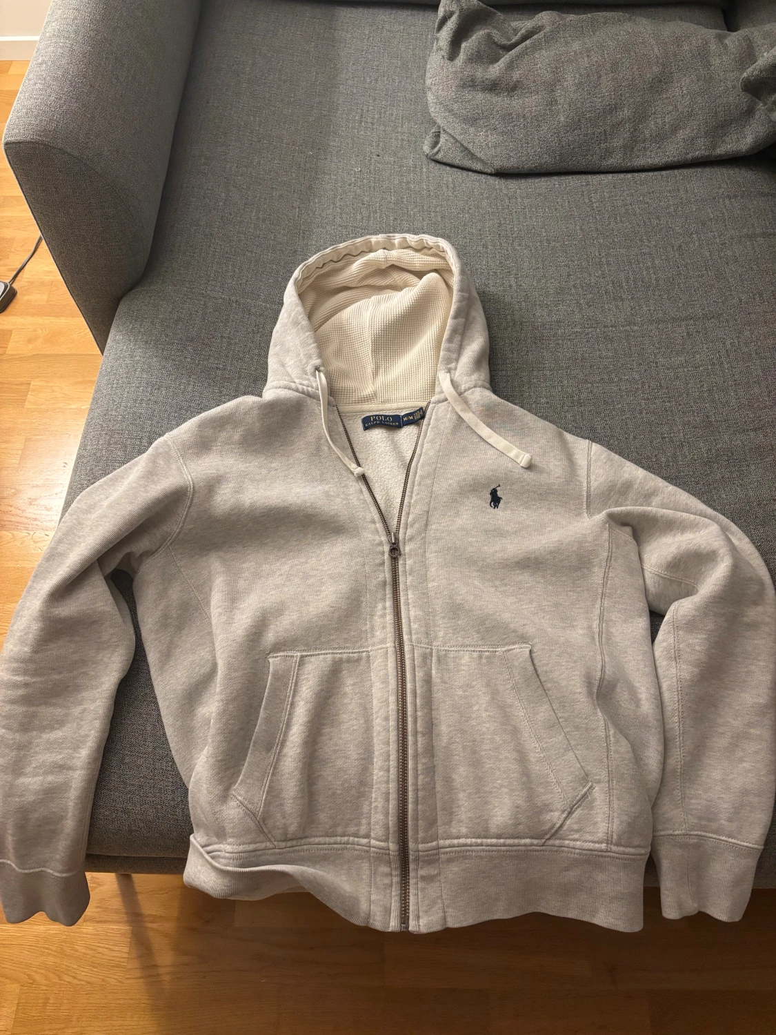 Grå hoodie från Polo Ralph Lauren