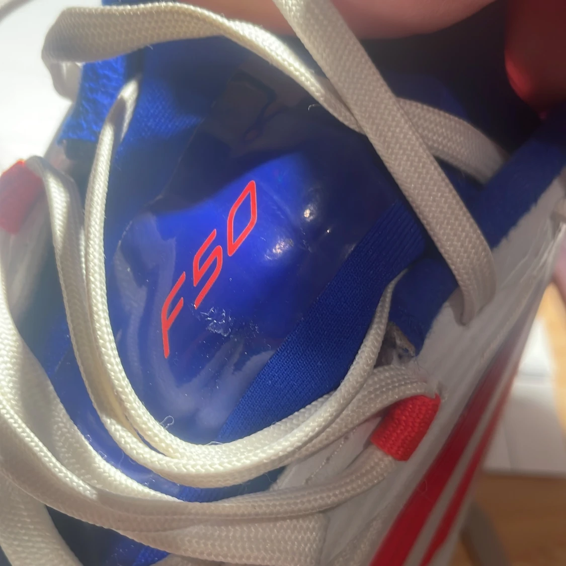 Adidas F50 vita fotbollsskor - 3