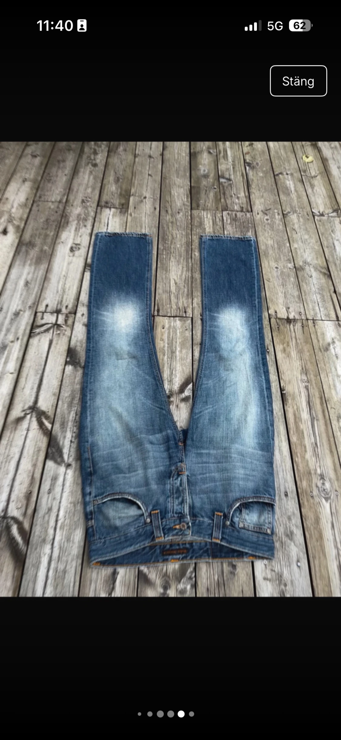 Nudie Jeans blå, bootcut - 3