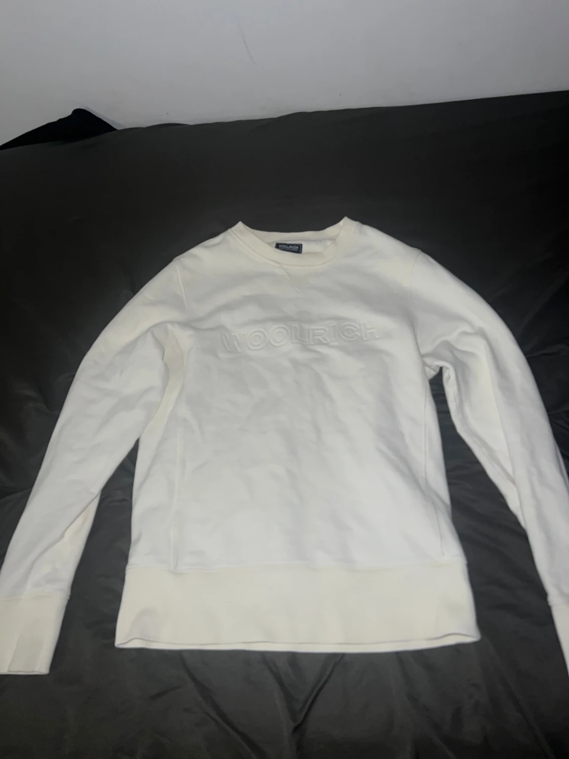 Vit sweatshirt från Woolrich