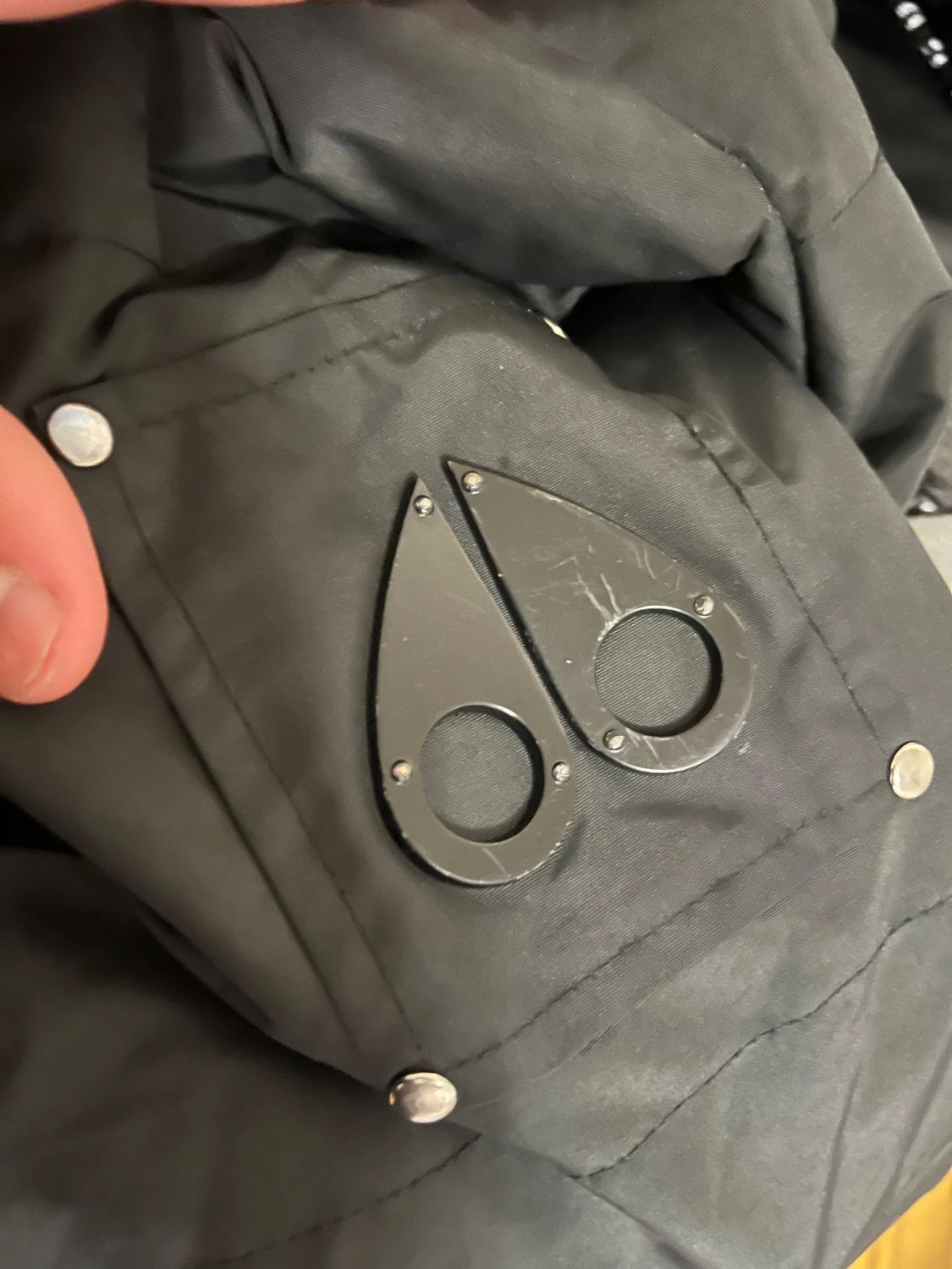 Svart dunjacka Moose Knuckles