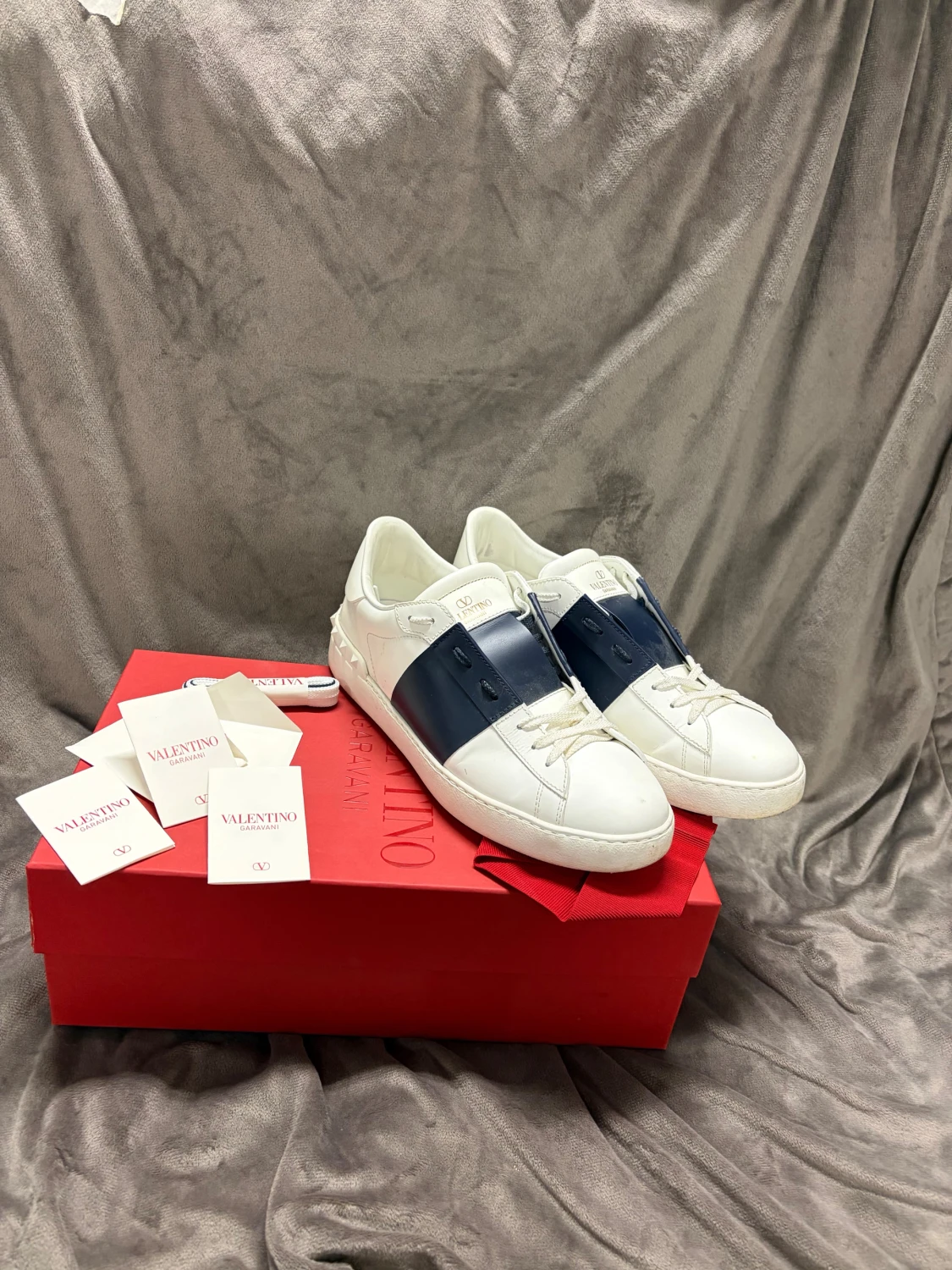 Valentino Garavani Open sneakers vit/blå - 1