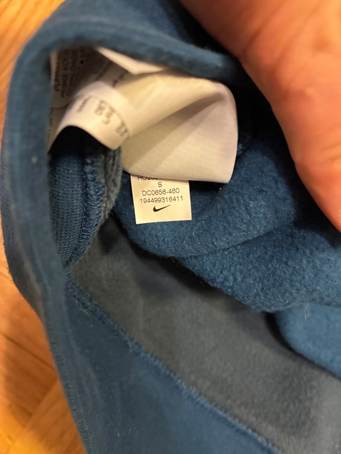 Marinblå Nike half zip sweatshirt S - 5